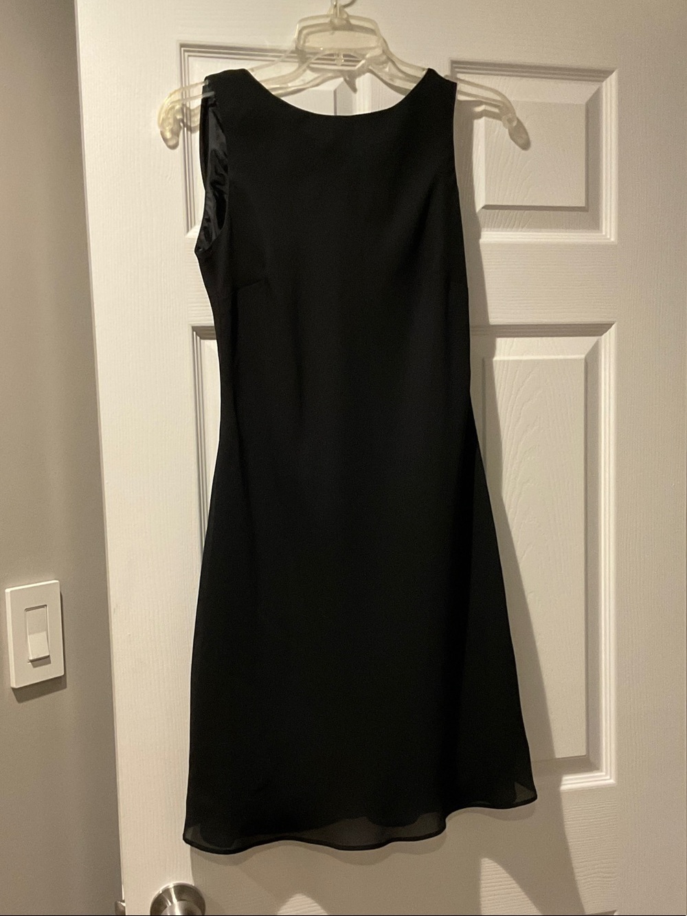 Classic Black Sleeveless Shift Dress